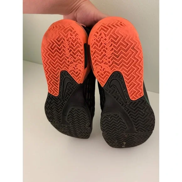 Nike LeBron Witness 7 Black White Orange Green Mens size 8 Basketball Shoes - Picture 6 of 7